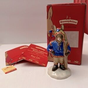 Winter Lapland Royal Doulton Bunnykins figure of the year 2004 NIB